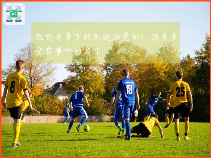 低价竞争下的制造业危机：拼多多受罚事件的启示